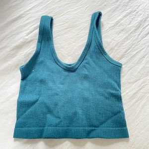 Urban Outfitters - Seamless Top - Teal - Size xs/s